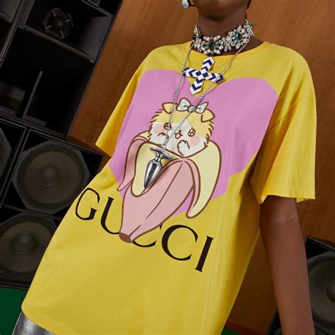 Gucci Bananya Print Heart